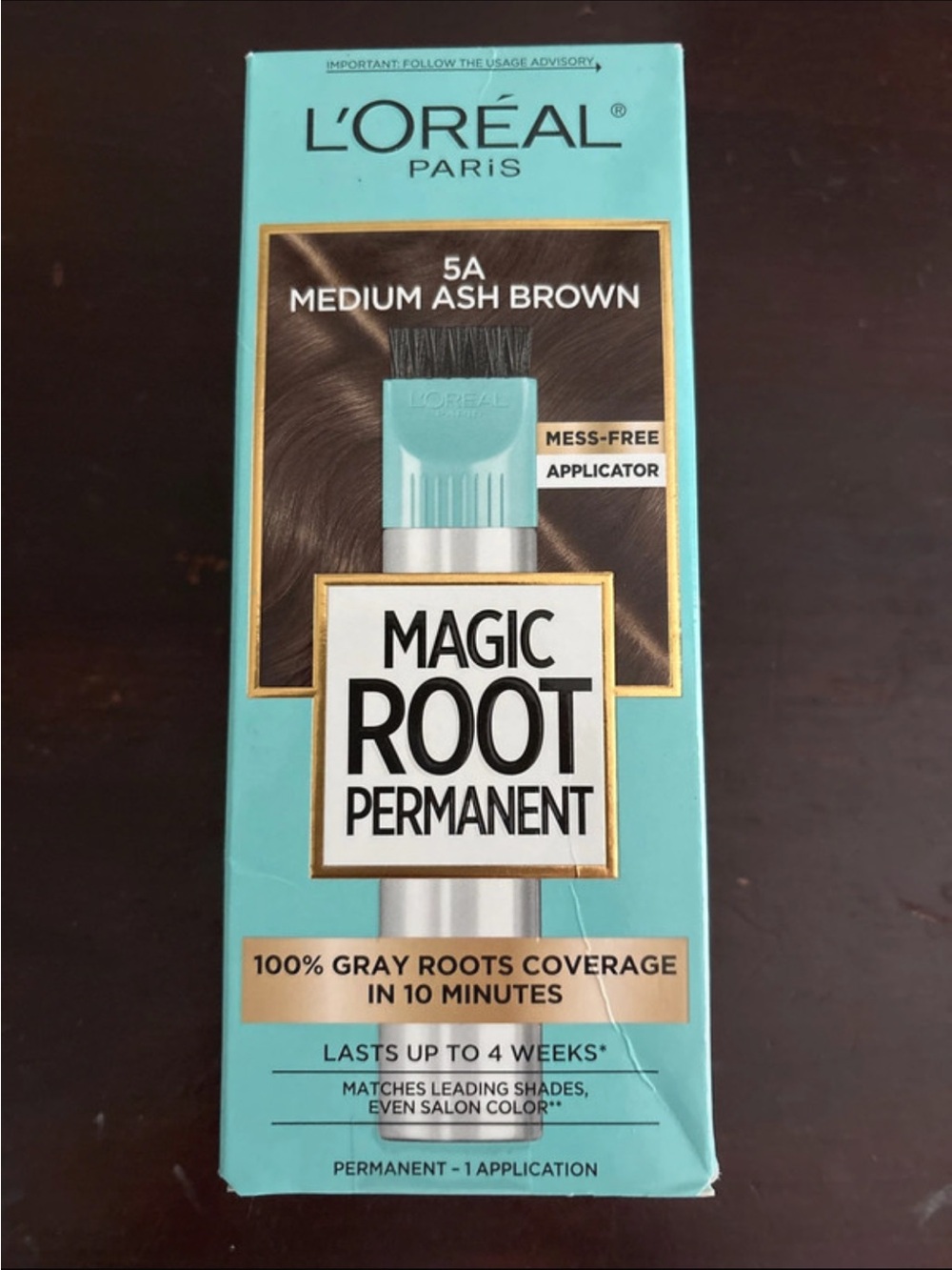 L'Oréal Magic Root Permanent Hair Color - Medium Ash Brown (5A)